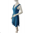 Elegant formal dress with straps for women (S / M ONE SIZE) ITALIAN FASHION IM323BELLA -   wine -   S / M