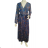 Women's Long Sleeve Shirt Dress (S/M ONE SIZE) ITALIAN FASHION IMWGM23447 -   dark blue -   S / M