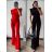 Women's Long Elegant Long Sleeve Jumpsuit (S/M ONE SIZE) ITALIAN FASHION IMWA23289