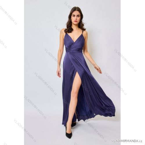 Women's Long Elegant Strapless Party Dress (SL) FRENCH FASHION FMPEL23DORIANE