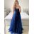 Women's Long Social Elegant Summer Strapless Dress (M/L, L/XL) ITALIAN FASHION IMPSH22260019/DU Turquoise