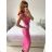 Women's Long Summer Elegant Strapless Dress (S/M ONE SIZE) ITALIAN FASHION IMPBB23B23897