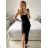 Women's Long Summer Elegant Strapless Dress (S/M ONE SIZE) ITALIAN FASHION IMPBB23B23897 S / M dark red