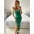 Women's Long Summer Elegant Strapless Dress (S/M ONE SIZE) ITALIAN FASHION IMPBB23B23897 S / M dark red