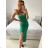 Women's Long Summer Elegant Strapless Dress (S/M ONE SIZE) ITALIAN FASHION IMPBB23B23897 S / M dark red