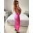 Women's Long Summer Elegant Strapless Dress (S/M ONE SIZE) ITALIAN FASHION IMPBB23B23897 S / M dark red