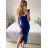 Women's Long Summer Elegant Strapless Dress (S/M ONE SIZE) ITALIAN FASHION IMPBB23B23897 S / M dark red