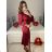 Women's Long Sleeve Knitted Turtleneck Sweater (S/M ONE SIZE) ITALIAN FASHION IM323001 -   wine -   S / M