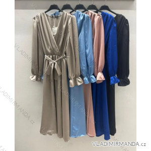 Women's Long Elegant Long Sleeve Dress (S/M ONE SIZE) ITALIAN FASHION IMPDY23JR33136