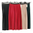 Women's chiffon folded skirt with belt (M / L ONE SIZE) ITALIAN FASHION IM321575