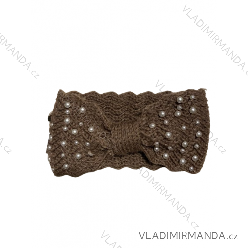 Headband with one - stranded ladies braid POLSKÁ VÝROBA PV318103 -   Brown
 -   ONE SIZE