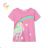 T-shirt short sleeve children's youth girls (116-146) KUGO WT0890