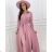 Women's Knitted Sweater Dress Set (S/M ONE SIZE) ITALIAN FASHION IMWE223972