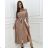 Women's Knitted Sweater Dress Set (S/M ONE SIZE) ITALIAN FASHION IMWE223972