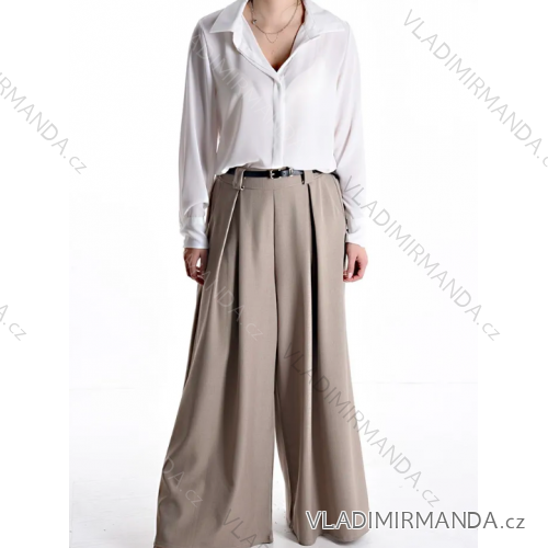 Women's Long Pants With Belt (S/M ONE SIZE) ITALIAN FASHION IMPDY24MDUE24047