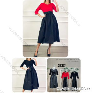 Women's Long Elegant Long Sleeve Dress (S/M ONE SIZE) ITALIAN FASHION IMPDY23JR33136