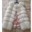 Winter jacket furskin with leather pockets warm artificial fur (s-4xl) AFASHION AF18048 black S