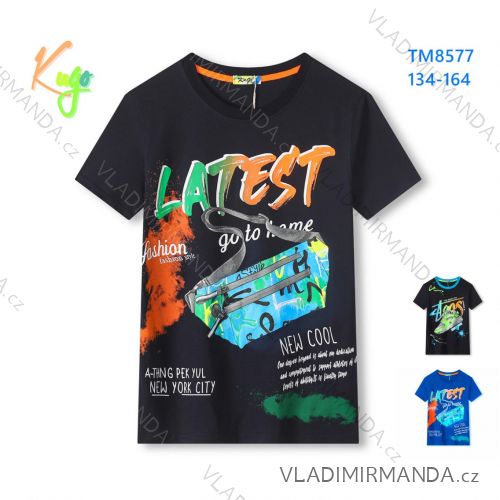 T-shirt short sleeve children´s girl´s (116-146) KUGO B2855