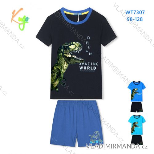 Children's short pajamas for boys (98-128) KUGO MP1367