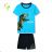 Children's short pajamas for boys (98-128) KUGO MP1367