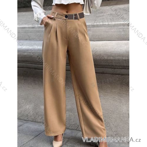 Women's Long Leather Pants (S/M ONE SIZE) ITALIAN FASHION IMWAD234126