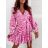 Women's Knitted Sweater Dress Set (S/M ONE SIZE) ITALIAN FASHION IMWE223972