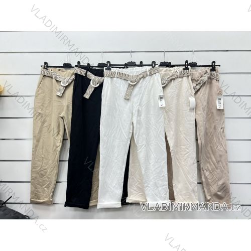 Women's stretch trousers long (S / M ONE SIZE) ITALIAN FASHION IMWB221597