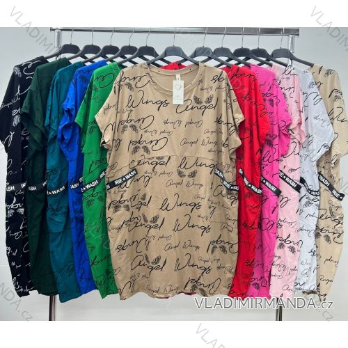 Shirt extended 3/4 long sleeve women's (L/XL/2XL ONE SIZE) ITALIAN FASHION IM423025