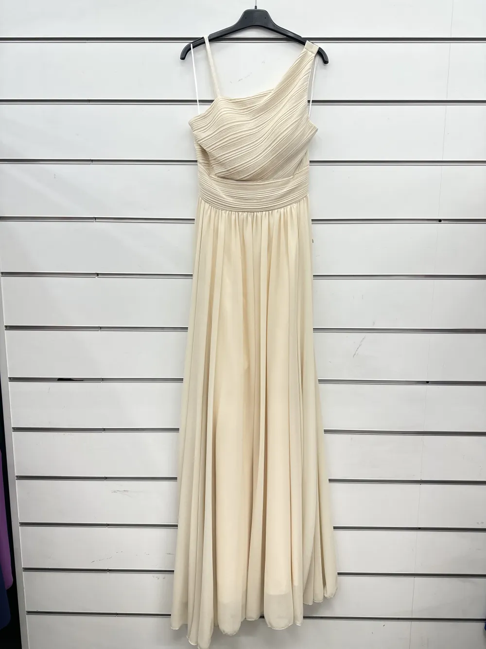 Women's Strapless Long Party Dress (S/M ONE SIZE) ITALIAN FASHION IMPSH2360055 beige S / M