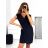 Women's short summer icecool sleeveless dress (S/M ONE SIZE) ITALIAN FASHION IMM23177 S/M black