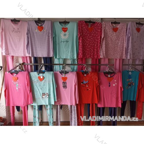 Pajamas short with short sleeves teenage girls (134-164) KUGO WP0913