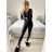 Women's Long Elegant Long Sleeve Jumpsuit (S/M ONE SIZE) ITALIAN FASHION IMWA23289