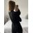 Women's Long Elegant Long Sleeve Jumpsuit (S/M ONE SIZE) ITALIAN FASHION IMWA23289