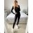 Women's Long Elegant Long Sleeve Jumpsuit (S/M ONE SIZE) ITALIAN FASHION IMWA23289