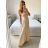 Women's Strapless Long Party Dress (S/M ONE SIZE) ITALIAN FASHION IMPSH245192