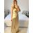 Women's Strapless Long Party Dress (S/M ONE SIZE) ITALIAN FASHION IMPSH2360055