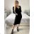 Women's Long Sleeve Knitted Dress (S/M ONE SIZE) FRENCH FASHION FMWT22J51765