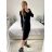 Women's Long Sleeve Knitted Dress (S/M ONE SIZE) FRENCH FASHION FMWT22J51765