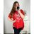 Tunic / blouse long sleeve women's oversized (3XL / 4XL ONE SIZE) ITALIAN FASHION IMWQ2191650 4XL / 5XL red