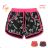 Kraťas shorts with sequins baby teen girl (98-128) KUGO K627