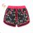 Kraťas shorts with sequins baby teen girl (98-128) KUGO K627