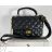 Crossbody Shoulder Bag women (uni) ITALIAN FASHION IM2620HB103 ONE SIZE black