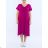 Women's Cotton Short Sleeve Summer Dress (S / M / L / XL ONE SIZE) ITALIAN FASHION IMD22472