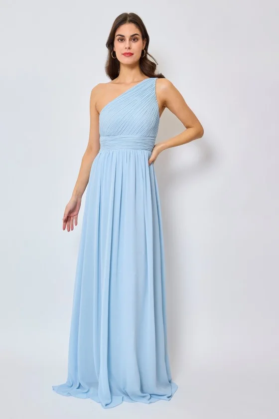 Women's Long Elegant Strapless Party Dress (SL) FRENCH FASHION FMPEL23ELSIE