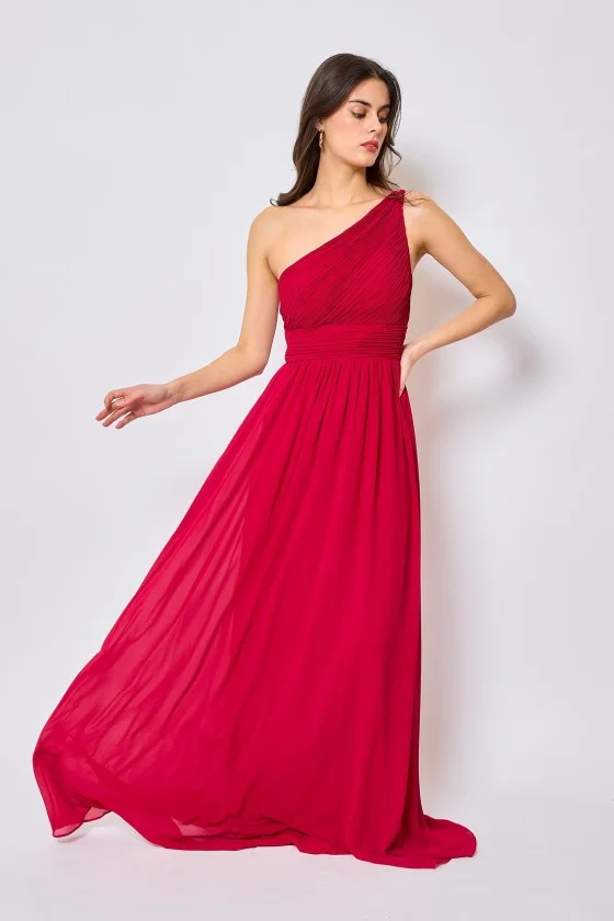 Women's Long Elegant Strapless Party Dress (SL) FRENCH FASHION FMPEL23ELSIE