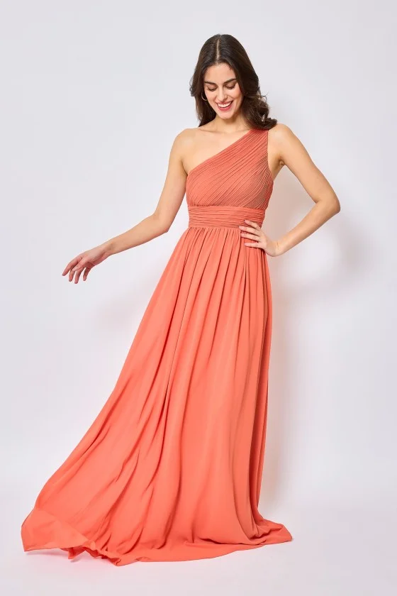 Women's Long Elegant Strapless Party Dress (SL) FRENCH FASHION FMPEL23ELSIE