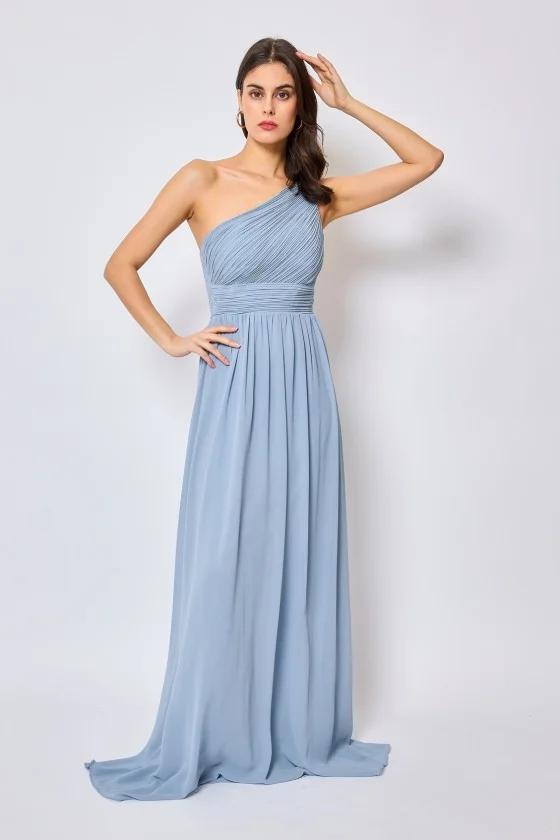 Women's Long Elegant Strapless Party Dress (SL) FRENCH FASHION FMPEL23ELSIE