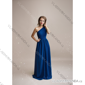 Women's Long Elegant Strapless Party Dress (SL) FRENCH FASHION FMPEL23ELSIE