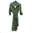 Shirt short sleeve dress women (UNI S-L) ITALIAN FASHION IMD20091 zelená khaki L/XL