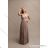 Women's Long Elegant Strapless Party Dress (SL) FRENCH FASHION FMPEL23JOELY